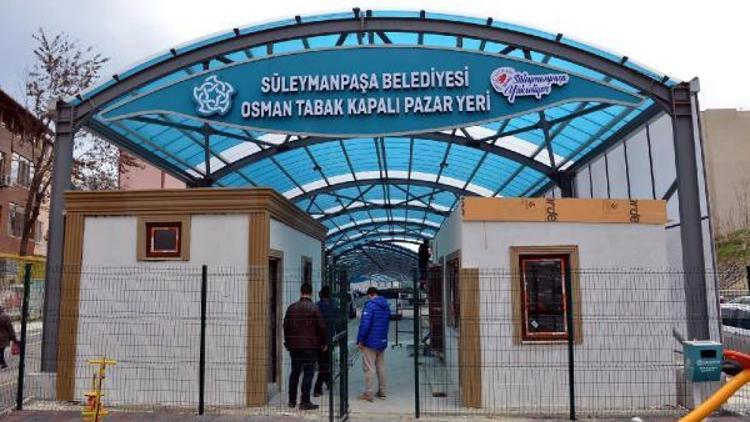 Süleymanpaşanın kapalı pazaryeri TBMM Başkanı Şentopun katılacağı törenle açılacak