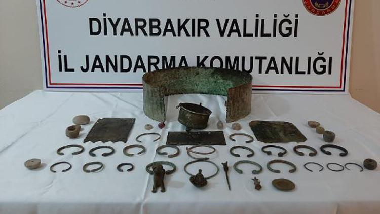 Diyarbakırda ele geçirildi Urartu ve Roma dönemine ait