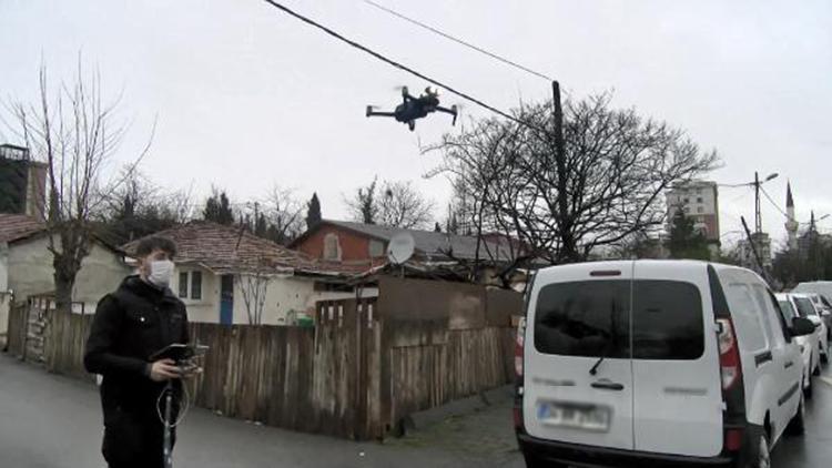 Tuzlada dron destekli uyuşturucu operasyonu