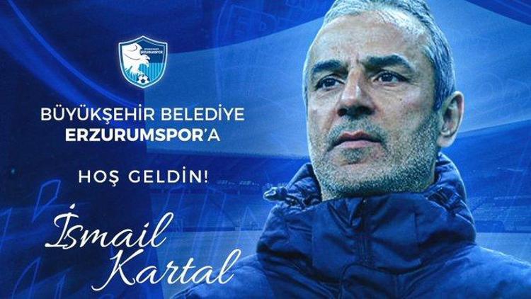 BB Erzurumspor’da İsmail Kartal dönemi resmiyete kavuştu