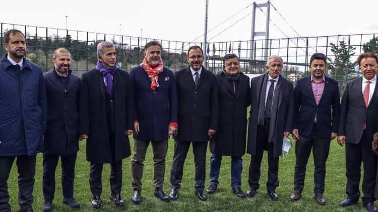 Yenilenen Beylerbeyi Stadı, Bakan Kasapoğlunun katılımıyla açıldı