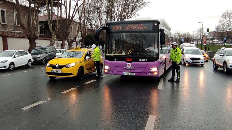 Şişlide toplu ulaşıma koronavirüs denetimi