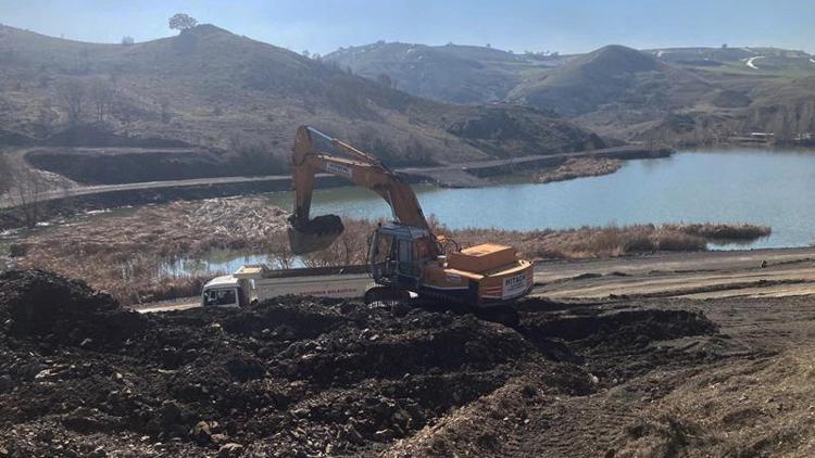 Kösrelik Göleti’nde çalışmalar hızlandı