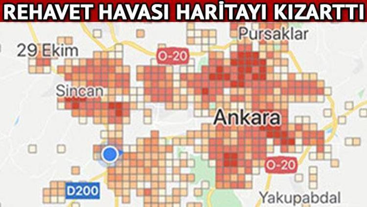 Rehavet havası haritayı kızarttı