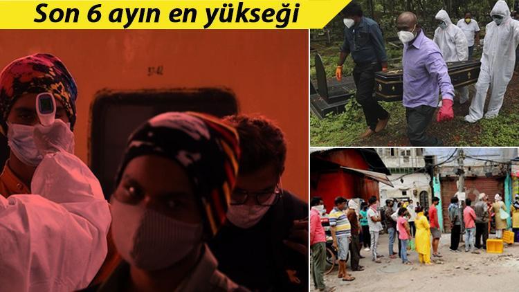 Hindistan’da günlük Kovid-19 vakası sayısı, son 6 ayın zirvesine çıkarak 72 bini geçti