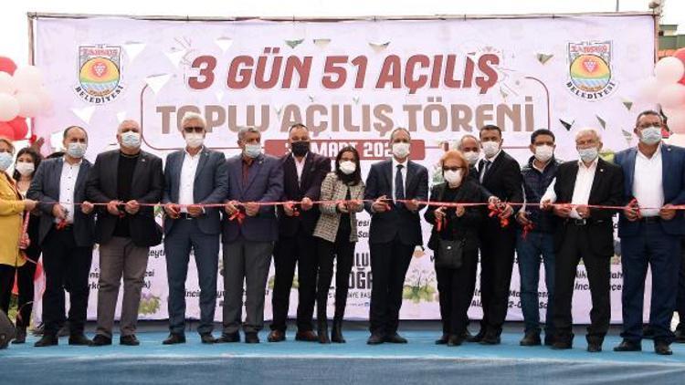 Tarsus Belediyesi, 3 günde 51 açılış yaptı