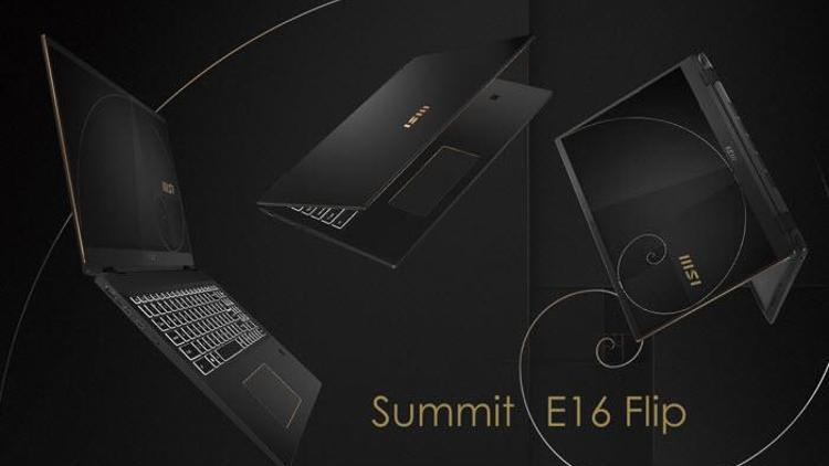 MSI, Summit E13 Flip Evo ve Summit E16 Flip CES laptoplarını duyurdu
