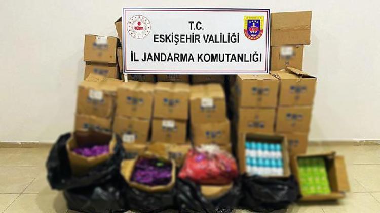 Eskişehir’de 242 kilo kaçak et ve binlerce sahte dezenfektan ele geçirildi