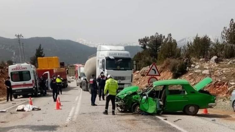 Muğlada feci kaza 2 kişi hayatını kaybetti