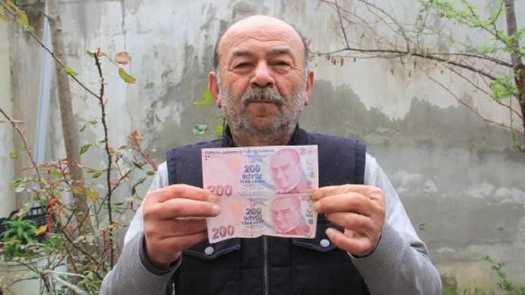 200 TLlik hatalı banknotu 55 bin liraya satışa çıkardı