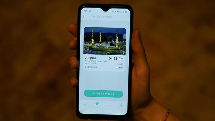 Üniversite öğrencisi geliştirdi: Cemaat bulma uygulaması