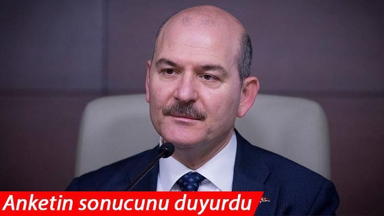 İçişleri Bakanı Soylu anketin sonucunu duyurdu Kapasitemizi yabancı dizilere bakarak kimse ölçmesin