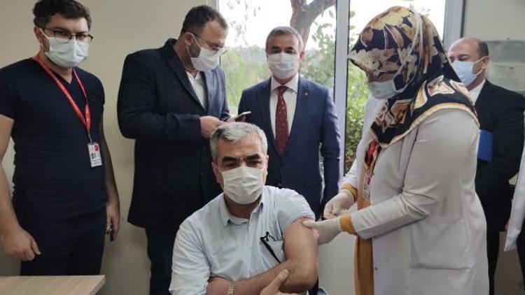 Osmaniye’de Biontech aşısı yapılmaya başlandı