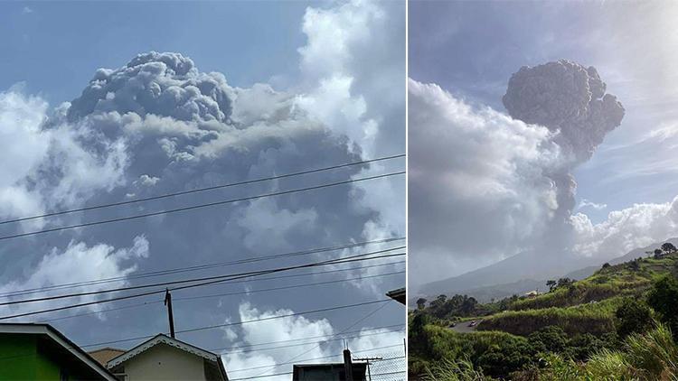 La Soufriere Yanardağı ikinci kez patladı, yeni patlamalar için uyarı yaptılar