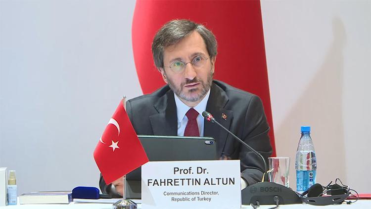 Cumhurbaşkanlığı İletişim Başkanı Fahrettin Altun, Türk Konseyi Toplantısı için Bakü’de