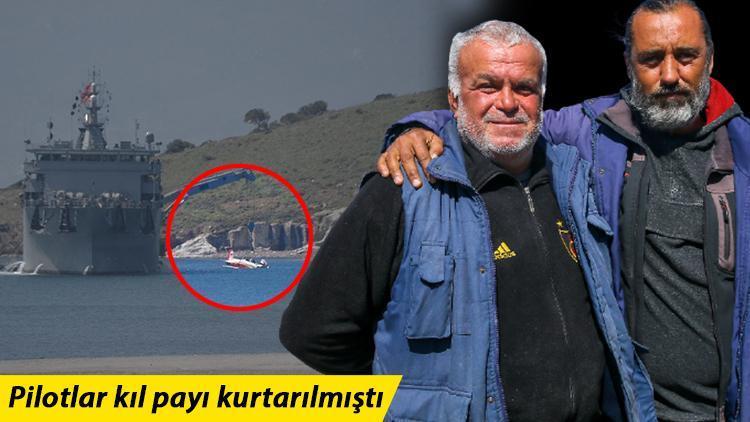 İzmirde denize düşen uçaktaki pilotların kurtarılmasına yardım eden balıkçılar konuştu