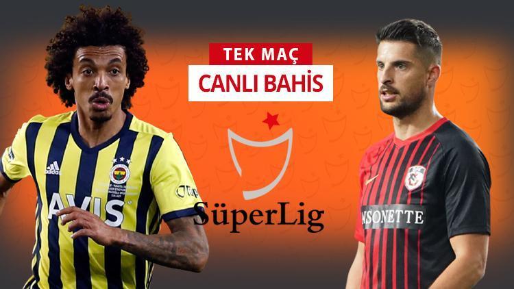 Fenerbahçenin Kadıköyde konuğu Gaziantep FK Bu maça iddaa oynayanların %47si...