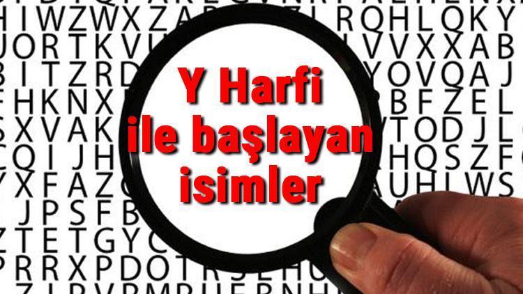 Y Harfi ile başlayan hayvan, şehir, ülke, isim, eşya, bitki, çiçek, meyve, kuş ve ünlü (Artist) isimleri