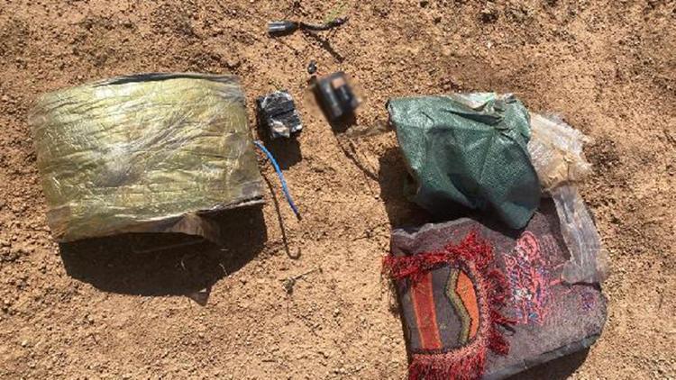 Tel Abyad’da, 30 kilo patlayıcı ele geçirildi