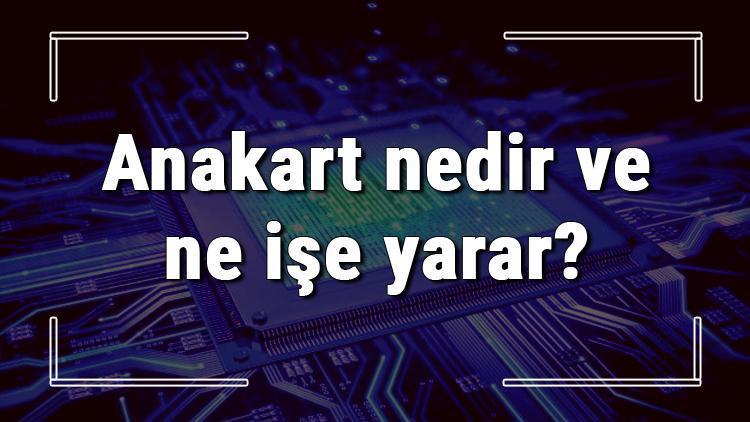 Anakart nedir ve ne işe yarar Anakart satın alırken dikkat edilmesi gerekenler