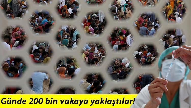 Hindistanda günlük vaka sayısı 185 bine yaklaştı... Artan Kovid-19 vakaları küresel aşı arzını tehdit edebilir