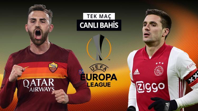 Amsterdamda 2-1 kazanan Roma, yarı final bileti alacak mı Ajaxa verilen iddaa oranı...