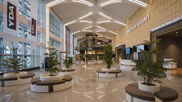 Türk firmanın inşa ettiği Türkistan Uluslararası Havalimanı 5 ayda yaklaşık 34 bin yolcu ağırladı