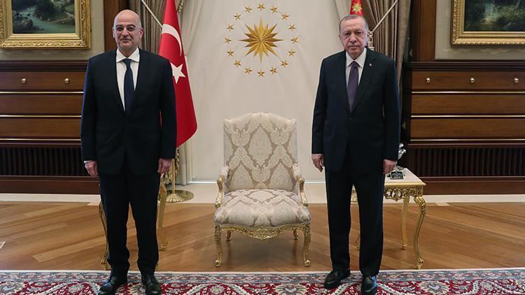 Cumhurbaşkanı Erdoğan, Yunanistan Dışişleri Bakanı Dendiası kabul etti