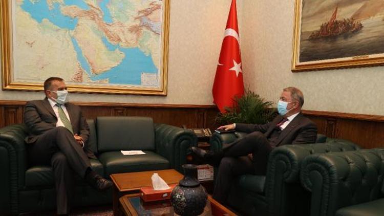 Bakan Akar, Slovenya Büyükelçisi ile görüştü