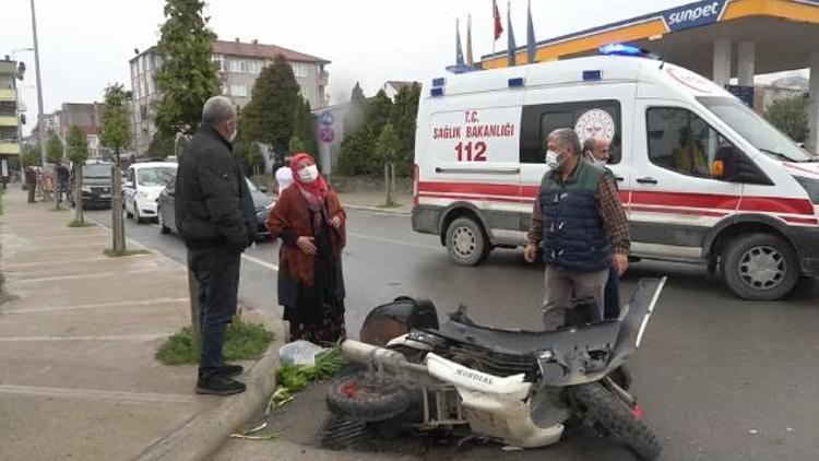 Kazada yaralanan motosikletlinin annesi, Ambulansa beni de alın diye ağladı