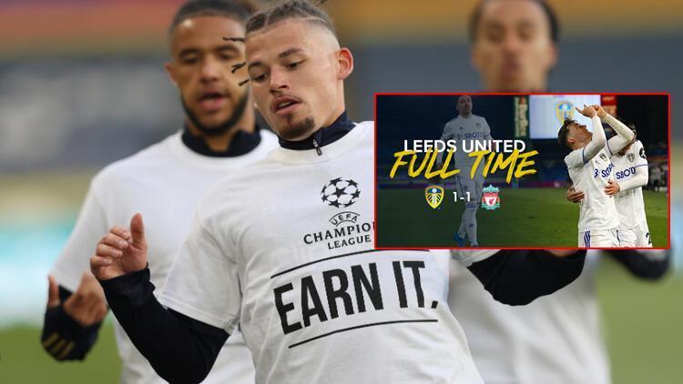 Leeds Unitedın protestosu geceye damga vurdu Liverpoolun adını bile anmadı
