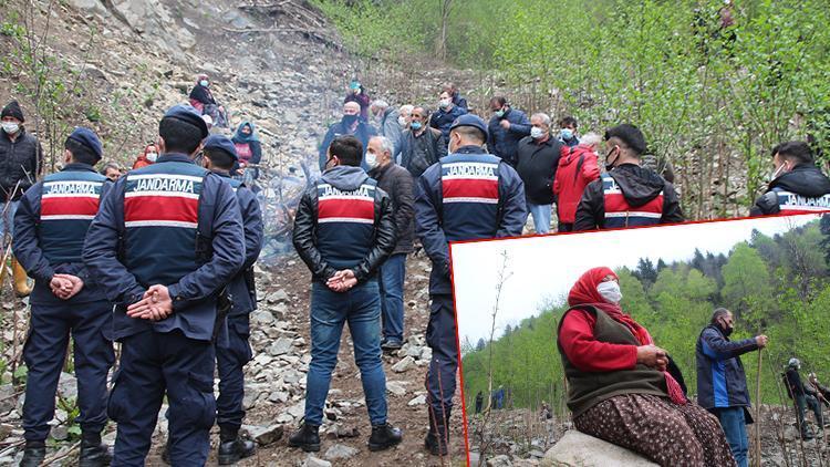 İkizdere Vadisinde taş ocağı gerginliği yaşandı