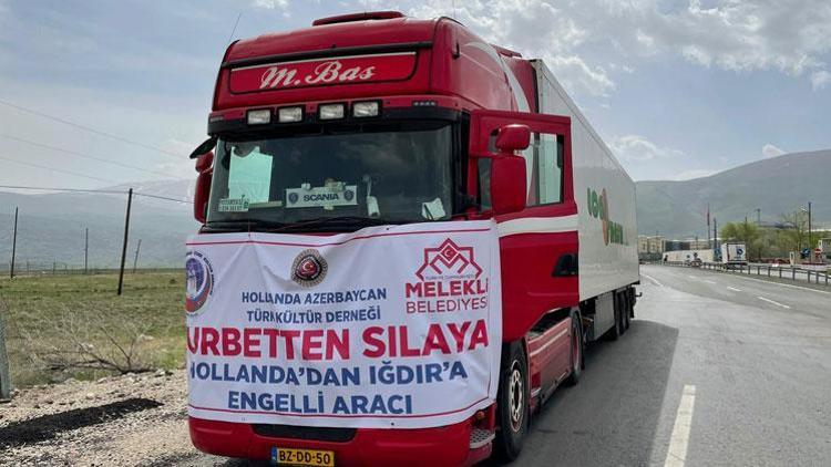 Hollanda’dan Iğdır’a TIR dolusu engelli aracı