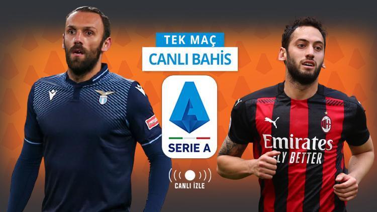 Vedat Muriqi ve Hakan Çalhanoğlu CANLI YAYINLA Misli.comda Lazio-Milan maçının iddaada favorisi...