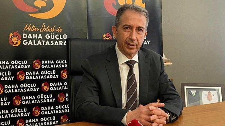 Başkan adayı Metin Öztürk: Ağır sağlık sorunları olan birisinin Galatasaray’ı yönetmesi sakıncalı...