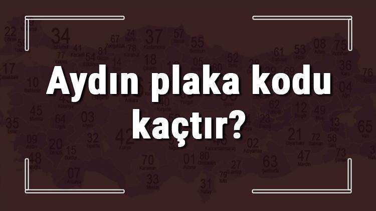 Aydın plaka kodu kaçtır Aydın ve ilçelerinin plaka harfleri