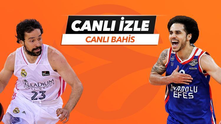 Anadolu Efes, Final-Foura adını yazdırmak için parkede Real Madrid maçında öne çıkan iddaa tercihi...