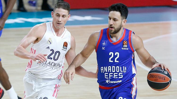 Real Madrid 80 - 76 Anadolu Efes (Maç özeti)