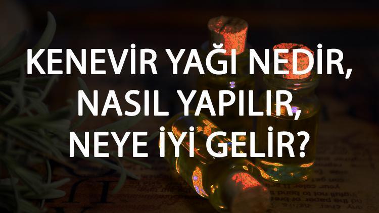 Kenevir Yağı Nedir, Nasıl Yapılır Ve Neye İyi Gelir Kenevir Yağı Faydaları Ve Kullanımı