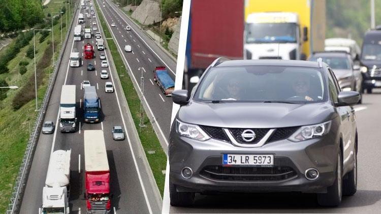 Tam kapanma öncesi 100 binden fazla araç Bolu Dağı Tünelinden geçti