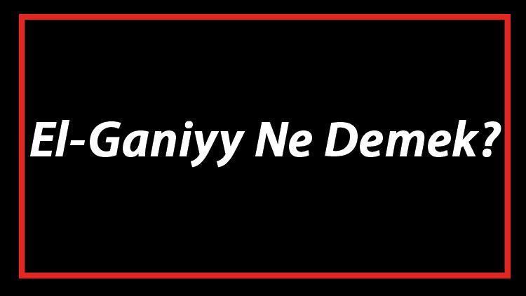 El-Ganiyy Ne Demek El Ganiyy Esması Türkçe Anlamı Ve Ya Ganiyy Zikrinin Fazileti İle Faydaları