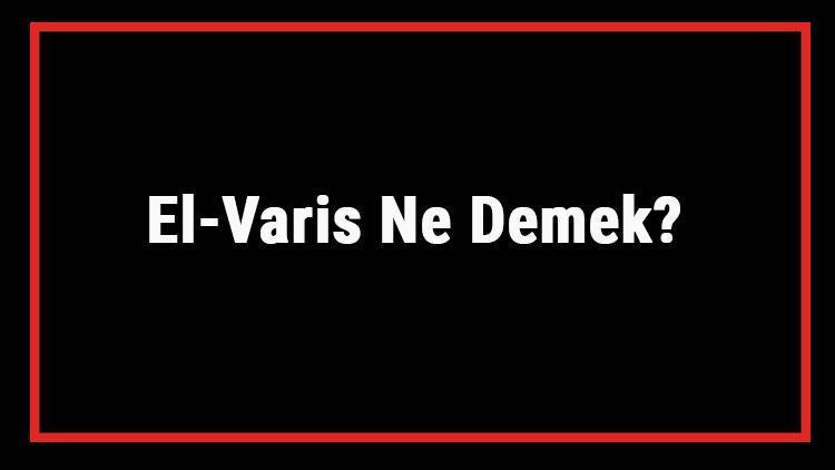 El-Varis Ne Demek El Varis Esması Türkçe Anlamı Ve Ya Varis Zikrinin Fazileti İle Faydaları