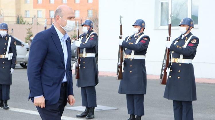 Bakan Soylu, Ağrıda bazı kurumları ziyaret etti