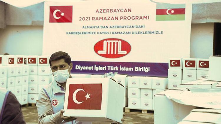 Almanya’daki Türklerden Azerbaycan’da ihtiyaç sahibi ailelere gıda yardımı