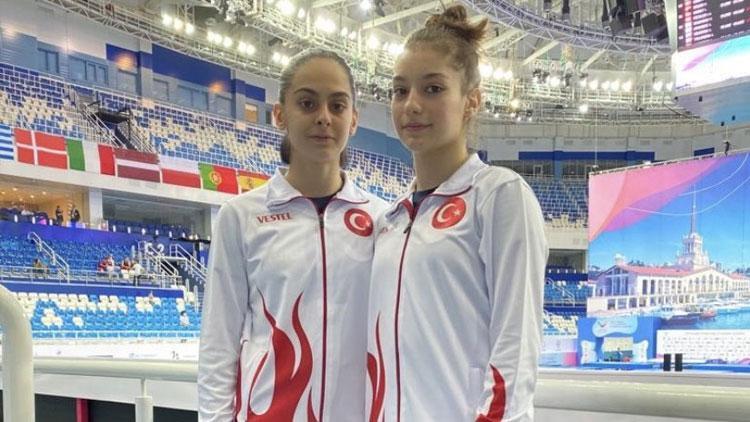 Avrupa Trampolin Cimnastik Şampiyonasında Elif Çolak ve Sıla Karakuş, gümüş madalya kazandı