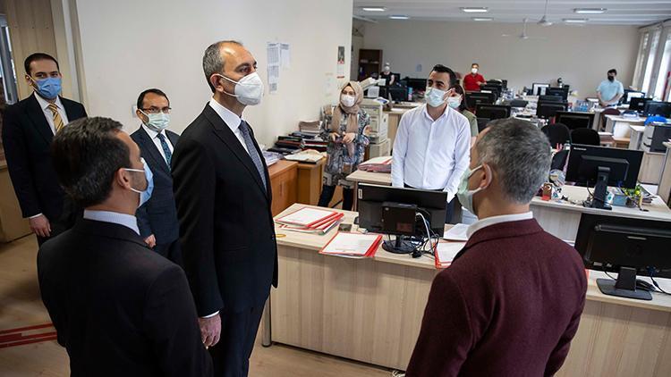 Adalet Bakanı Gülden Ankara Adliyesine ziyaret
