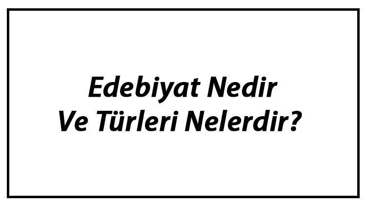 Edebiyat Nedir Ve Türleri Nelerdir Edebiyat Akımları, Çeşitleri Ve Özellikleri Hakkında Bilgi