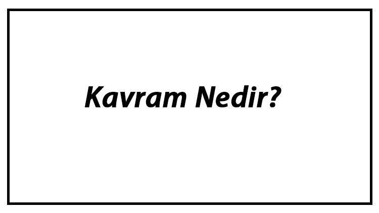 Kavram Nedir Kavram Türleri Ve Çeşitleri Hakkında Bilgi