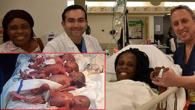 Dünya bu olayı konuşuyor: Malili kadın 9 bebek doğurdu