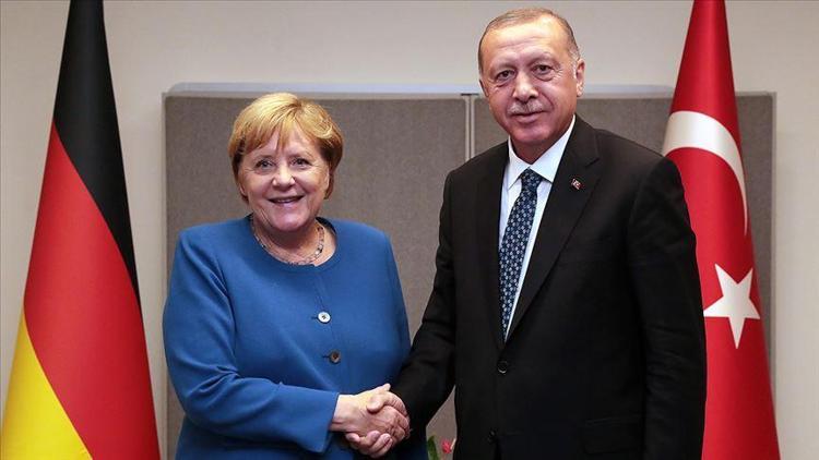 Son dakika haberi: Cumhurbaşkanı Erdoğan, Merkel ile görüştü